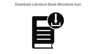 Download Literature Book Monotone Icon In Powerpoint Pptx Png And Editable Eps Format