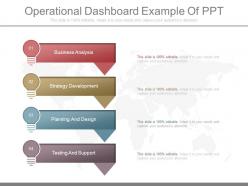Download operational dashboard example of ppt
