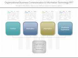 Download organizational business communication and information technology ppt