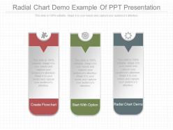 Download radial chart demo example of ppt presentation