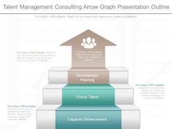 Download talent management consulting arrow graph presentation outline