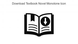 Download Textbook Novel Monotone Icon In Powerpoint Pptx Png And Editable Eps Format