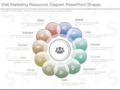 Download web marketing resources diagram powerpoint shapes