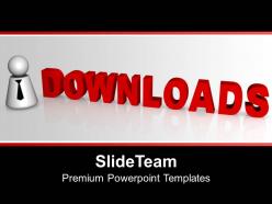 Downloads icon internet powerpoint templates ppt backgrounds for slides 0113
