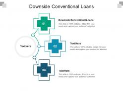 Downside conventional loans ppt powerpoint presentation icon clipart images cpb