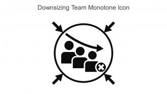 Downsizing Team Monotone Icon In Powerpoint Pptx Png And Editable Eps Format