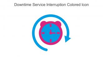 Downtime Service Interruption Colored Icon In Powerpoint Pptx Png And Editable Eps Format