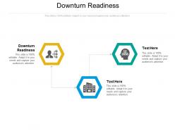 Downturn readiness ppt powerpoint presentation slides show cpb