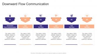 Downward Flow Communication In Powerpoint And Google Slides Cpb