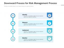 Downward Process For Risk Management Process