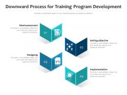 Downward process for training program development