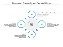 Downward sloping linear demand curve ppt powerpoint presentation inspiration gallery cpb