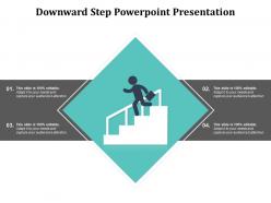 Downward step powerpoint presentation