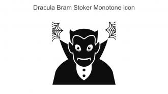 Dracula Bram Stoker Monotone Icon In Powerpoint Pptx Png And Editable Eps Format