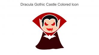 Dracula Gothic Castle Colored Icon In Powerpoint Pptx Png And Editable Eps Format