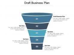 Draft business plan ppt powerpoint presentation layouts objects cpb