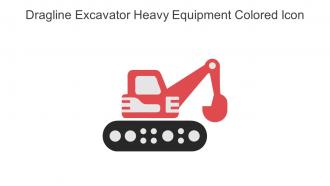 Dragline Excavator Heavy Equipment Colored Icon In Powerpoint Pptx Png And Editable Eps Format