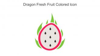 Dragon Fresh Fruit Colored Icon In Powerpoint Pptx Png And Editable Eps Format