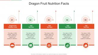 Dragon Fruit Nutrition Facts In Powerpoint And Google Slides Cpb