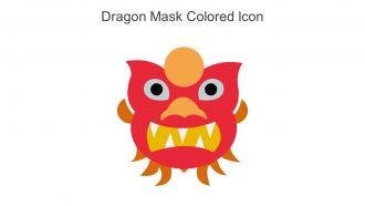 Dragon Mask Colored Icon In Powerpoint Pptx Png And Editable Eps Format