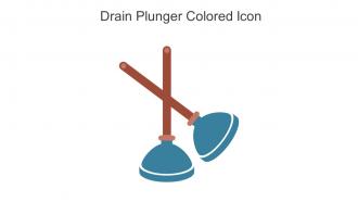 Drain Plunger Colored Icon In Powerpoint Pptx Png And Editable Eps Format