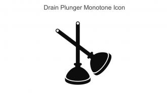 Drain Plunger Monotone Icon In Powerpoint Pptx Png And Editable Eps Format