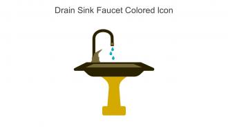 Drain Sink Faucet Colored Icon In Powerpoint Pptx Png And Editable Eps Format