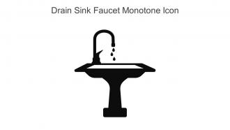 Drain Sink Faucet Monotone Icon In Powerpoint Pptx Png And Editable Eps Format