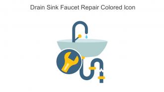 Drain Sink Faucet Repair Colored Icon In Powerpoint Pptx Png And Editable Eps Format