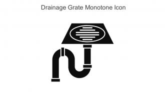 Drainage Grate Monotone Icon In Powerpoint Pptx Png And Editable Eps Format