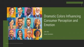 Dramatic Colors Influencing Consumer Perception And Emotion PPT Slides ACP