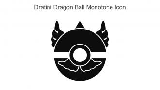 Dratini Dragon Ball Monotone Icon In Powerpoint Pptx Png And Editable Eps Format