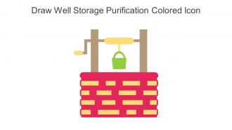 Draw Well Storage Purification Colored Icon In Powerpoint Pptx Png And Editable Eps Format