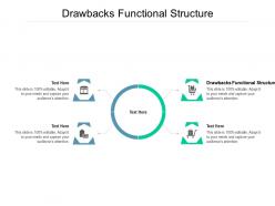Drawbacks functional structure ppt powerpoint presentation icon information cpb