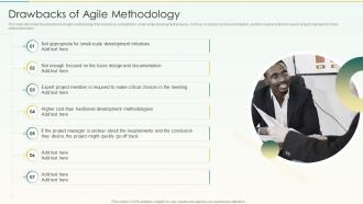 Drawbacks Of Agile Methodology Agile Scrum Methodology Ppt Elements