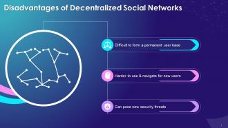 Drawbacks Of Decentralized Social Networks Training Ppt