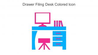 Drawer Filing Desk Colored Icon In Powerpoint Pptx Png And Editable Eps Format