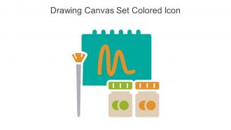 Drawing Canvas Set Colored Icon In Powerpoint Pptx Png And Editable Eps Format