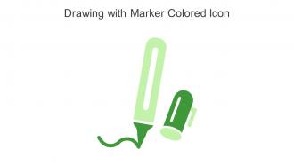 Drawing With Marker Colored Icon In Powerpoint Pptx Png And Editable Eps Format
