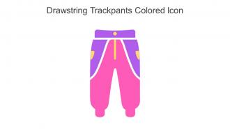 Drawstring Trackpants Colored Icon In Powerpoint Pptx Png And Editable Eps Format