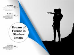 Dream of future in shadow image