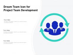 Dream team icon for project team development