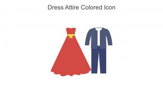 Dress Attire Colored Icon In Powerpoint Pptx Png And Editable Eps Format