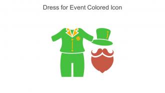 Dress For Event Colored Icon In Powerpoint Pptx Png And Editable Eps Format