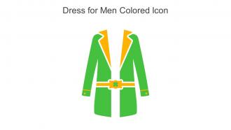 Dress For Men Colored Icon In Powerpoint Pptx Png And Editable Eps Format