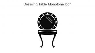 Dressing Table Monotone Icon In Powerpoint Pptx Png And Editable Eps Format
