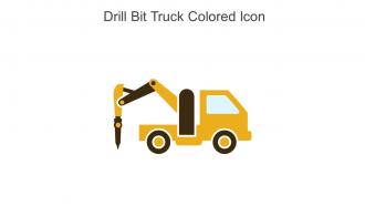 Drill Bit Truck Colored Icon In Powerpoint Pptx Png And Editable Eps Format