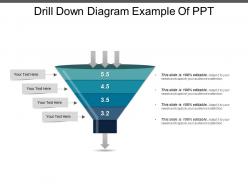 Drill down diagram example of ppt