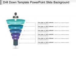 55839429 style layered funnel 5 piece powerpoint presentation diagram infographic slide