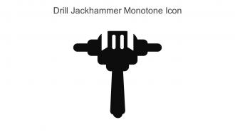 Drill Jackhammer Monotone Icon In Powerpoint Pptx Png And Editable Eps Format